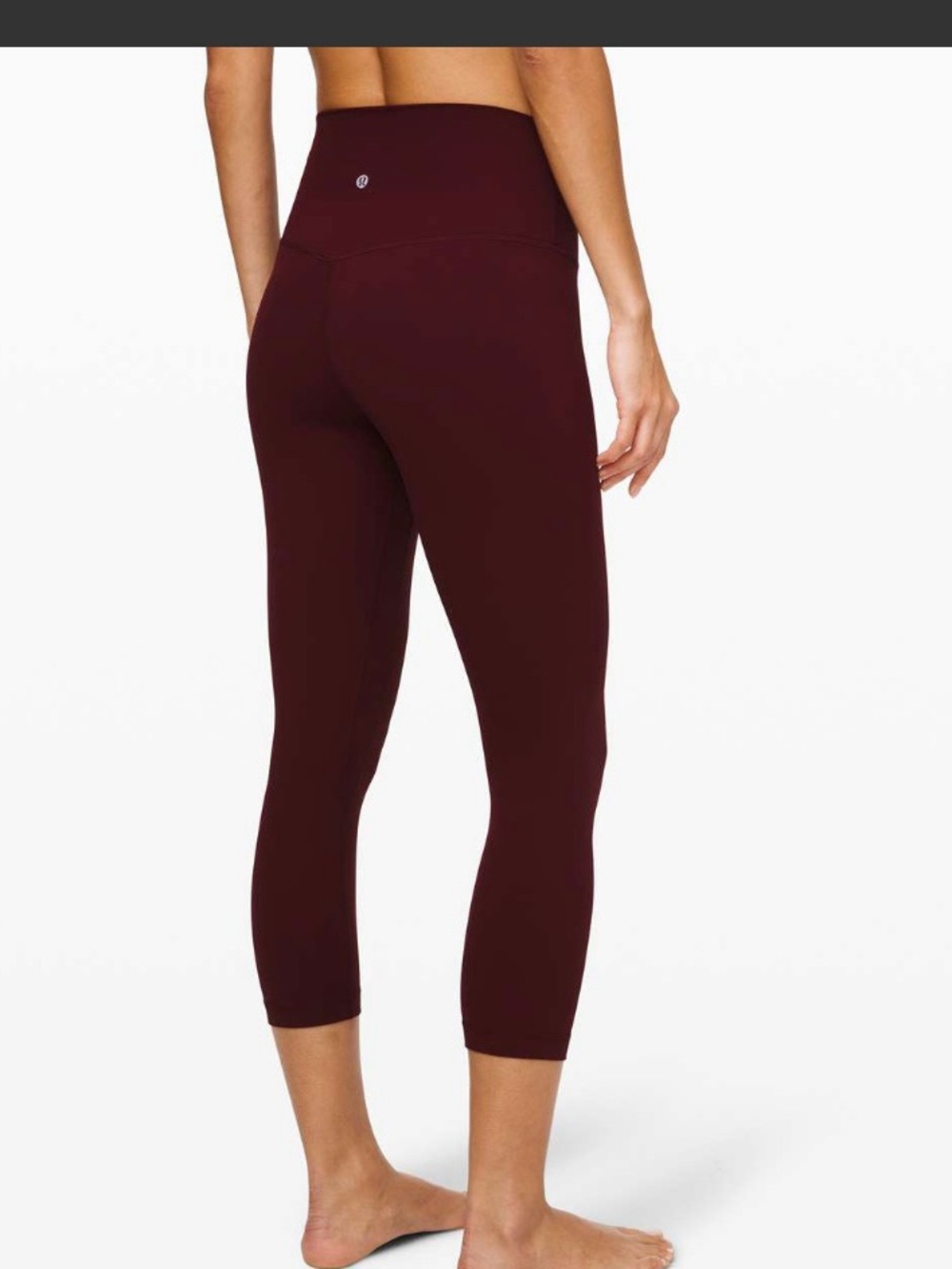 Lululemon Burgundy Align Crop Leggings